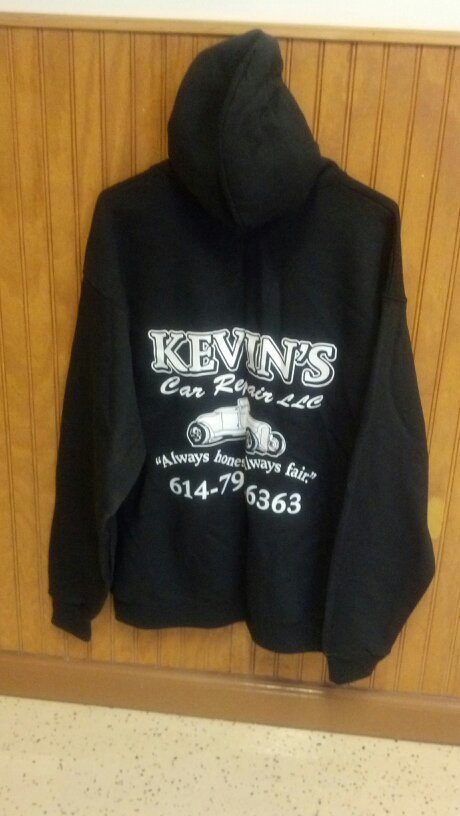 Hoodies - Black with white lettering